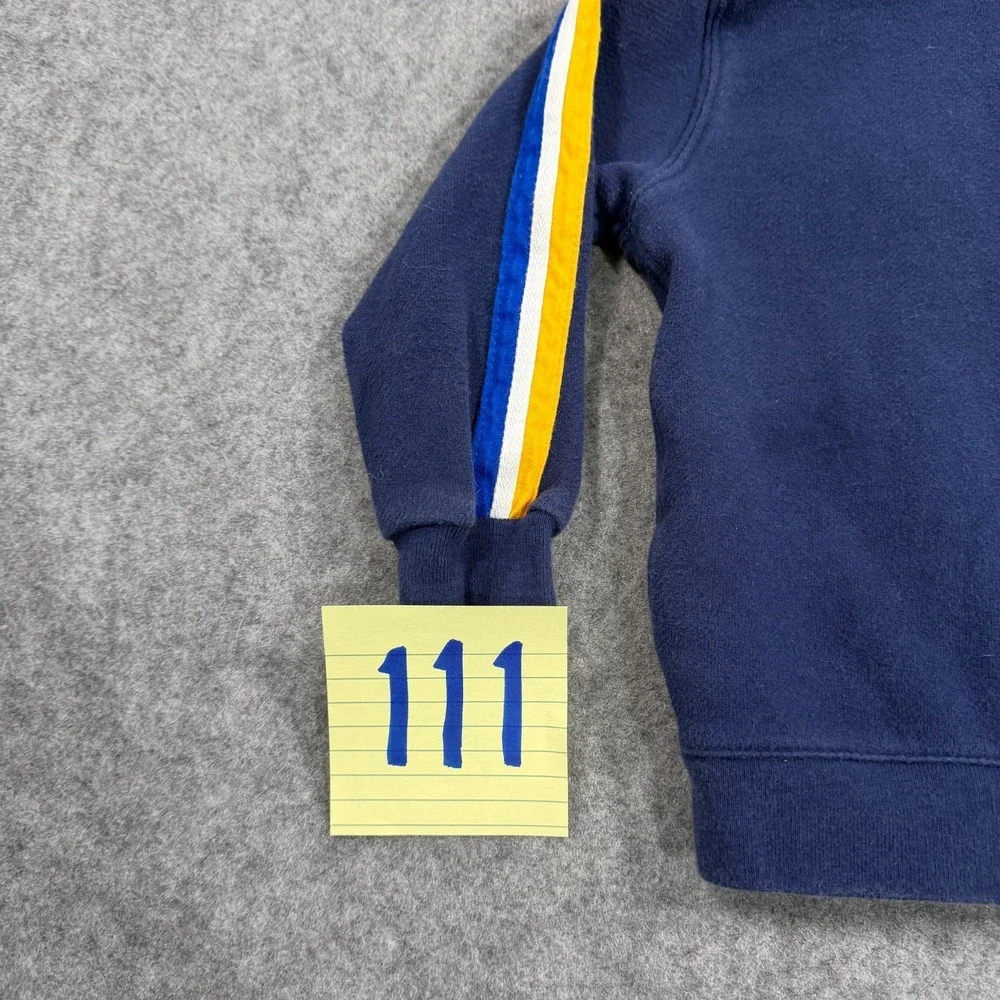 Vintage Polo Ralph Lauren Baby Boy Navy Blue Big Pony Full Zip Hoodie Size 24M